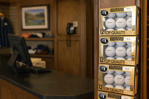 Gold Foil Titleist ProV1/ProV1x Refinished (Newer Models)